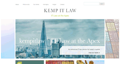 Desktop Screenshot of kempitlaw.com